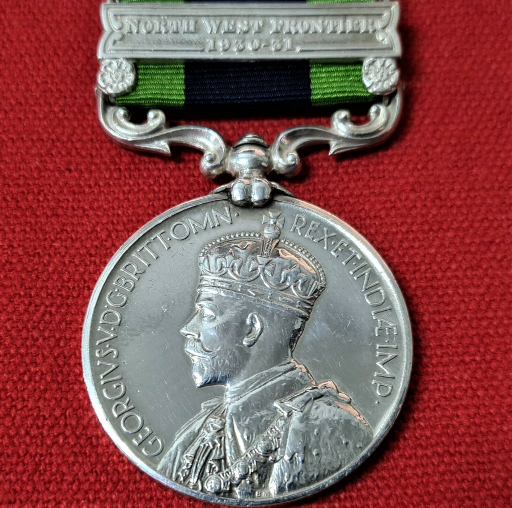 St Gurkha Rifles India General Service Medal O Gurung Nw Frontier