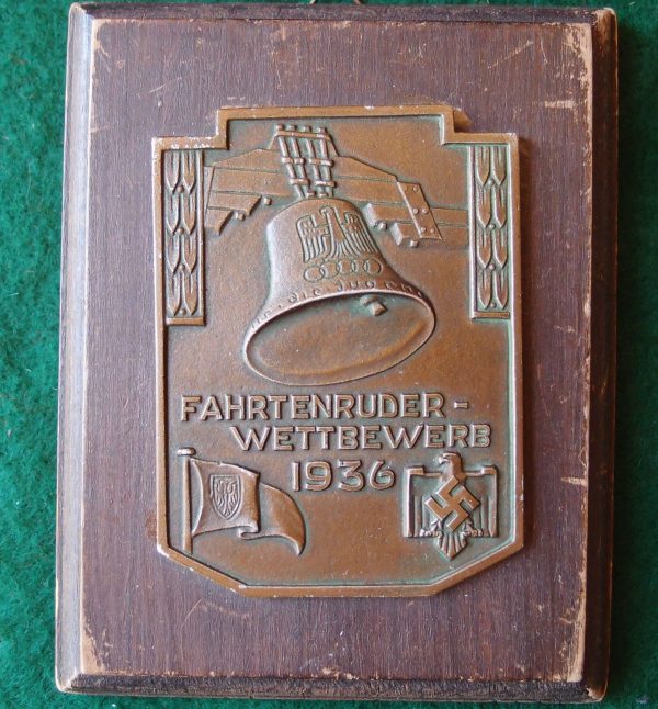 German Sports Association Award Plaque for 1936 Olympics - Image 2