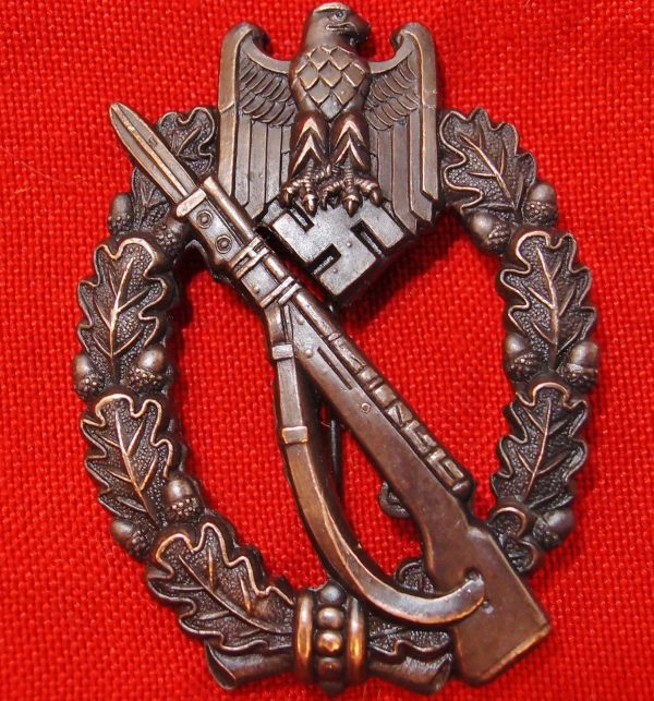 WW2 GERMAN ARMY/SS INFANTRY ASSAULT BADGE BRONZE