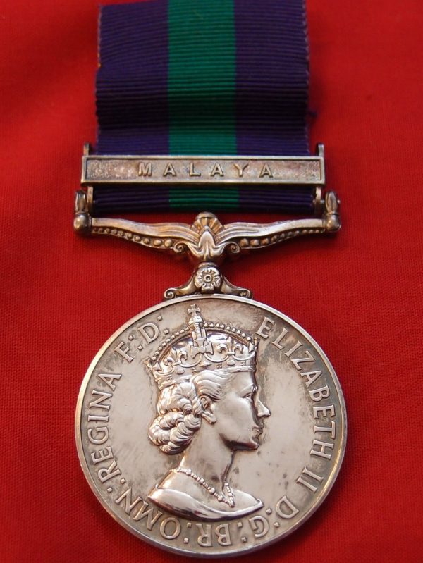 BRITISH 1918-1962 GENERAL SERVICE MEDAL MALAYA - Image 2