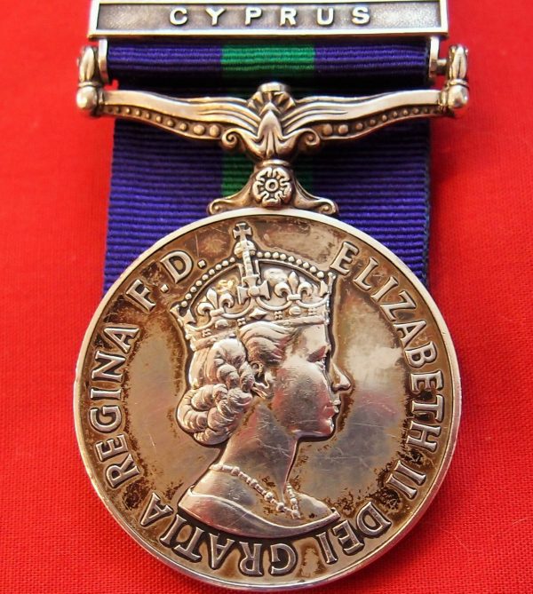 BRITISH 1918-1962 GENERAL SERVICE MEDAL FOR CYPRUS