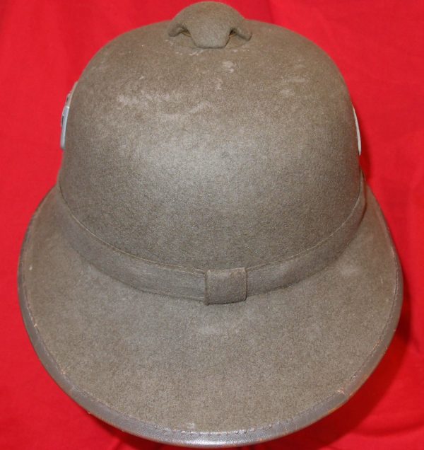 WW2 GERMAN ARMY TROPICAL PITH HELMET (tropenhelm) AFRIKA KORPS - Image 2