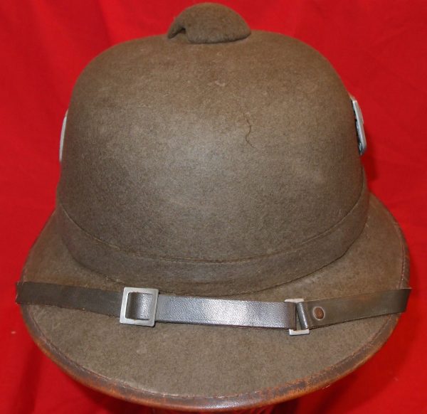 WW2 GERMAN ARMY TROPICAL PITH HELMET (tropenhelm) AFRIKA KORPS - Image 4