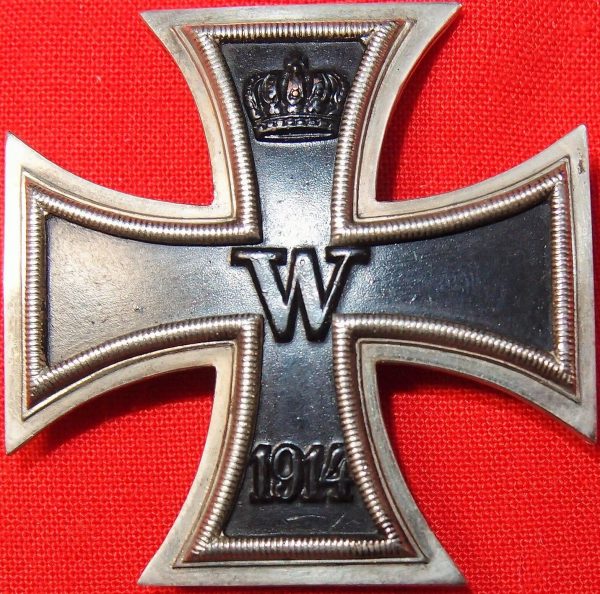 WW1 GERMAN IRON CROSS 1ST CLASS BADGE AWARD MEDAL - Image 4