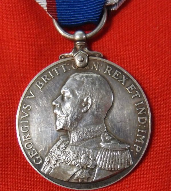 WW1 ERA BRITISH ROYAL FLEET RESERVE LONG SERVICE & GOOD CONDUCT MEDAL