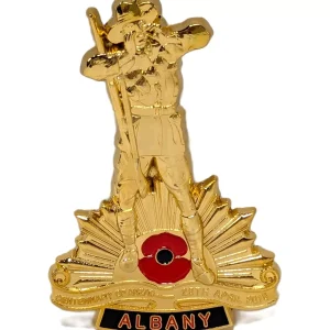 ANZAC DAY WW1 100TH ANNIVERSARY ALBANY LIMITED EDITION BADGE MEDAL NUMBERED