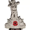 ANZAC WW1 100TH ANNIVERSARY SILVER LIMITED EDITION BADGE MEDAL NUMBERED