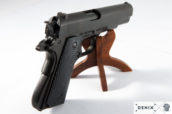 REPLICA M1911 US COLT HAND GUN PISTOL DENIX - BLACK STRIP DOWN TYPE - Image 4