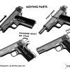 REPLICA M1911 US COLT HAND GUN PISTOL DENIX - BLACK STRIP DOWN TYPE - 1312 - Image 8