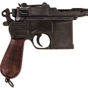 REPLICA WW1 WW2 GERMAN M-96 MAUSER PISTOL BY DENIX BAKELITE