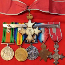 **SOLD** WW1 & WW2 BRITISH ARMY & HOME GUARD OFFICER CBE MBE MEDAL ...