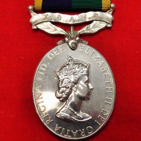 BRITISH T & AVR TERRITORIAL ARMY RESERVE LONG SERVICE MEDAL