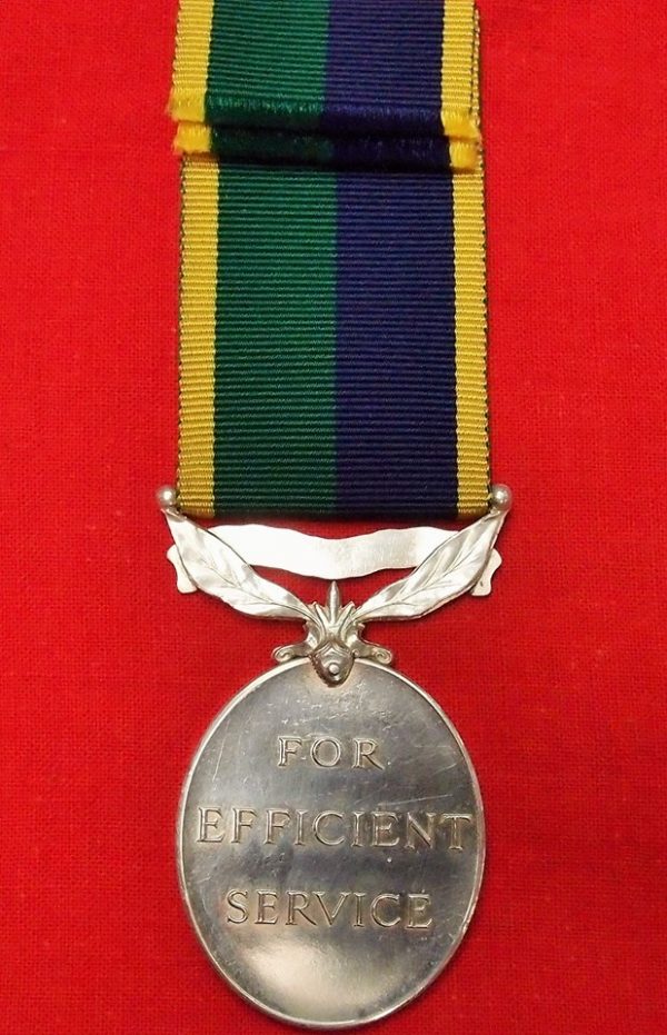 BRITISH T & AVR TERRITORIAL ARMY RESERVE LONG SERVICE MEDAL - Image 3