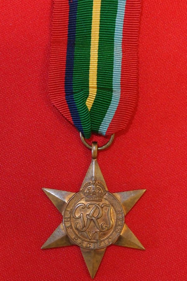 VINTAGE WW2 AUSTRALIAN BRITISH COMMONWEALTH THE PACIFIC STAR MEDAL - Image 2