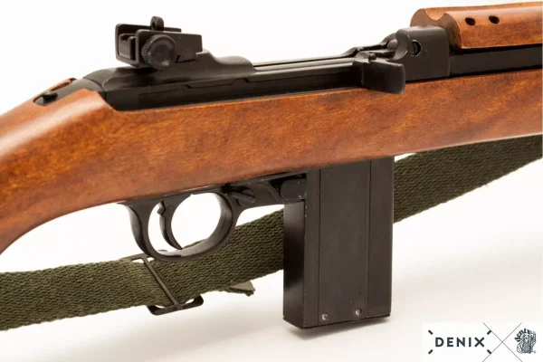 US M1 CARBINE 1944 REPLICA SEMI AUTOMATIC RIFLE WITH SLING DENIX 1120/C - Image 7