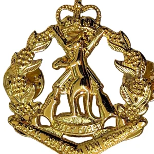 Replica Royal Australian Regiment full size badge uniform slouch hat cap beret