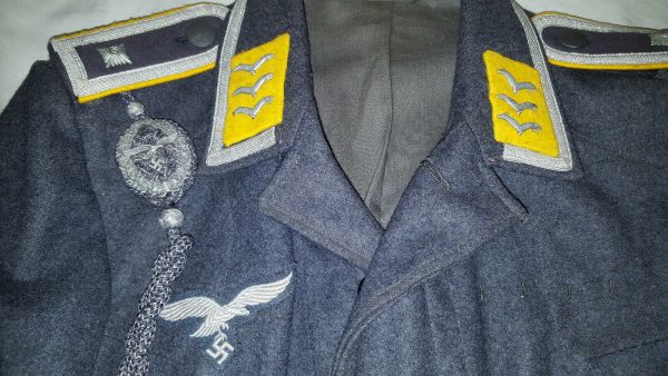 WW2 GERMAN AIR FORCE LUFTWAFFE FLIGHT SERGEANT'S UNIFORM JACKET - Image 2