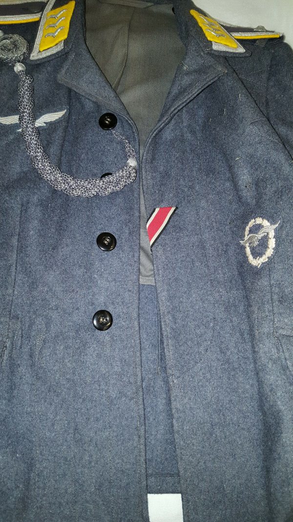 WW2 GERMAN AIR FORCE LUFTWAFFE FLIGHT SERGEANT'S UNIFORM JACKET - Image 4