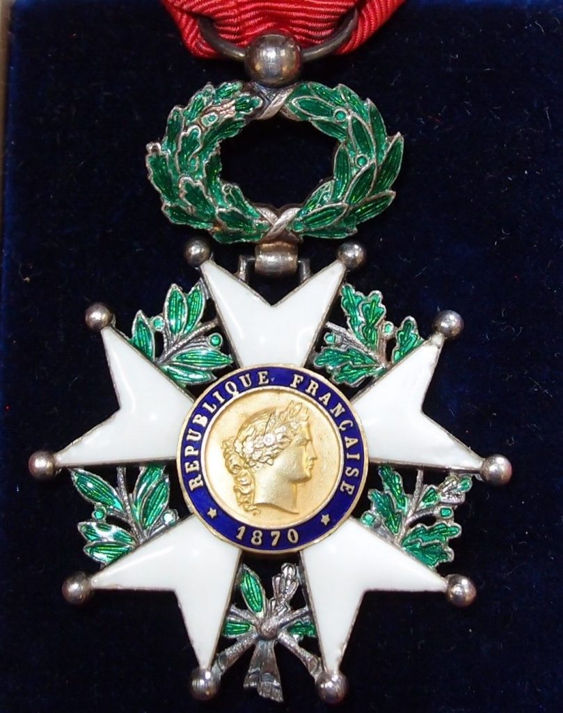 AMBASSADORS POST WW2 FRENCH LEGION OF HONOUR OFFICER WITH MEDAL AWARD ...