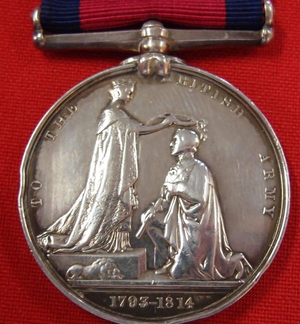 RARE PRE WW1 MILITARY GENERAL SERVICE MEDAL 7 BARS WOUNDED VITTORIA - Image 5