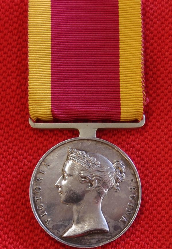 **SOLD** BRITISH 1842 CHINA OPIUM WAR CAMPAIGN MEDAL 98TH REGIMENT FOOT - Image 2