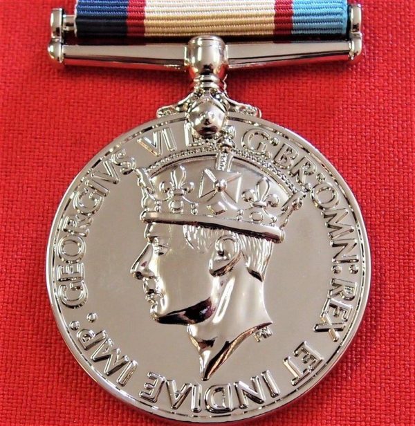 WW2 THE 1939/45 AUSTRALIAN SERVICE MEDAL RIBBON REPLICA MEDAL MOUNTING ANZAC