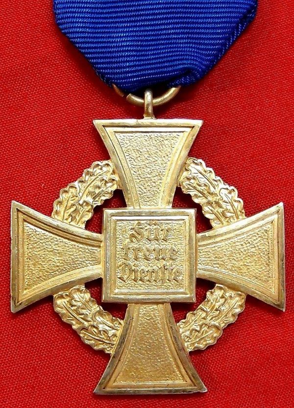 **SOLD** WW2 GERMAN FORTY YEAR FAITHFUL SERVICE MEDAL - Image 2