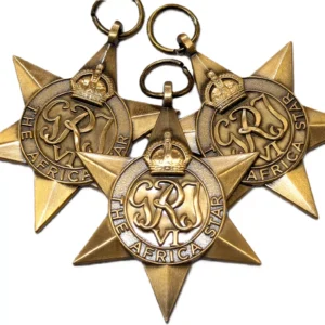 Replica x 10 WW2 Australia military Africa Star medals army navy air force