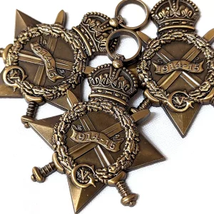 Replica x10 WW1 Australia British Canada New Zealand India medal army 1915 Star