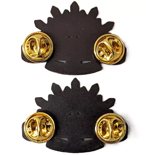 AUSTRALIAN ANZAC WW1 & WW2 RISING SUN UNIFORM COLLAR BADGES MEDAL REPLICA BRASS - Image 3