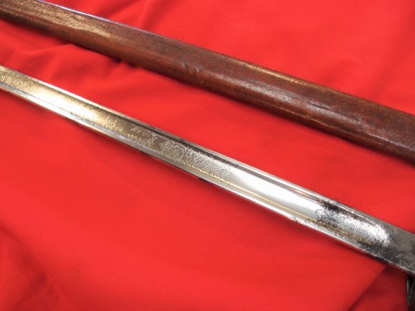 **SOLD** WW1 BRITISH AUSTRALIAN ARMY 1897 PATTERN INFANTRY OFFICERS SWORD WITH SCABBARD - Image 10