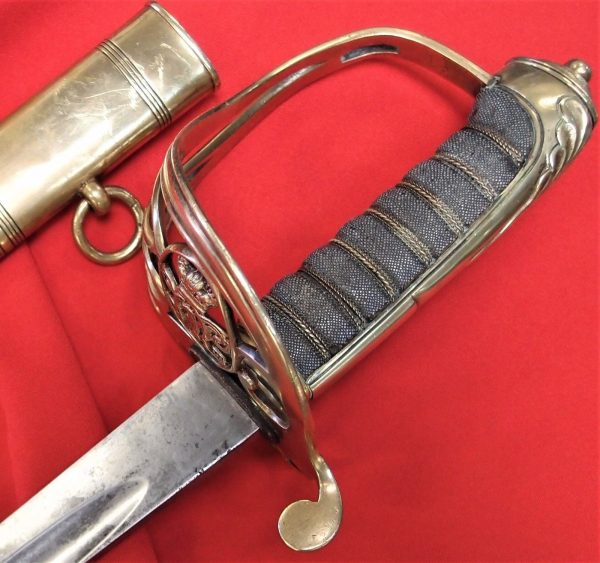 **SOLD** 1854 PATTERN, BRITISH ARMY QUEEN VICTORIA ERA OFFICER'S SWORD