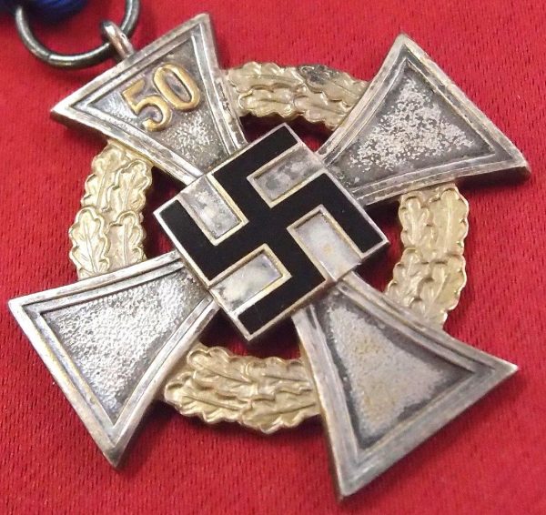 WW2 GERMAN 50 YEAR FAITHFUL SERVICE MEDAL