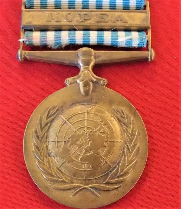 ORIGINAL GREEK UNITED NATIONS KOREAN WAR SERVICE MEDAL