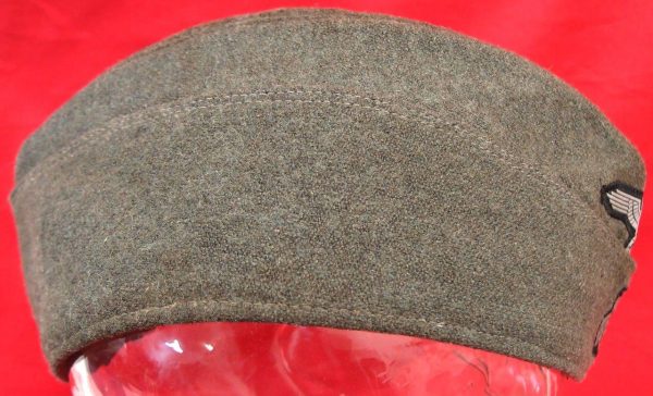 WW2 GERMAN SS ENLISTED MANS M40 OVERSEAS SIDE CAP - Image 8