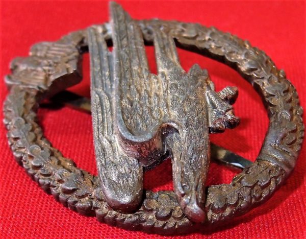 WW2 GERMAN ARMY PARATROOPER'S QUALIFICATION BADGE - Image 3