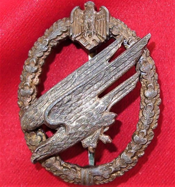 WW2 GERMAN ARMY PARATROOPER'S QUALIFICATION BADGE