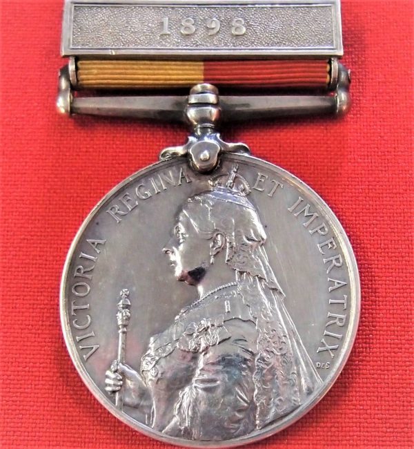 **SOLD** VINTAGE PRE WW1 BRITISH EAST & CENTRAL AFRICA MEDAL 1898 BAR 27 BOMBAY INFANTRY