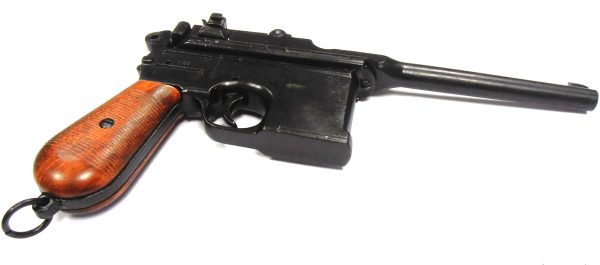 REPLICA DENIX WW1 WW2 MAUSER MODEL 1896 C96 PISTOL M-1024 Wood - Image 4