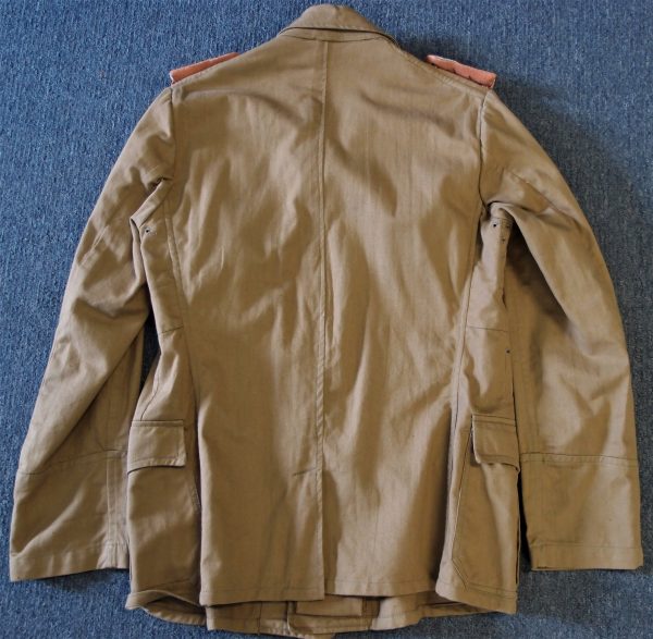 WW2 GERMAN AFRIKA KORPS/TROPICAL LUFTWAFFE SIGNALS OFFICER'S UNIFORM JACKET - Image 2