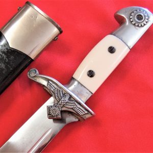 NAZI GERMANY TENO ENLISTED HEWER DAGGER BY CARL EICKHORN – MATCHING NUMBERED