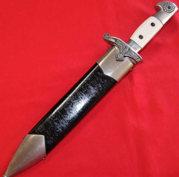 NAZI GERMANY TENO ENLISTED HEWER DAGGER BY CARL EICKHORN MATCHING NUMBERED - Image 2