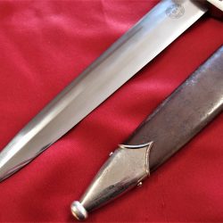 NEAR MINT NAZI GERMANY 1ST MODEL 1933 SA DAGGER WITH SCABBARD BY CARL ...