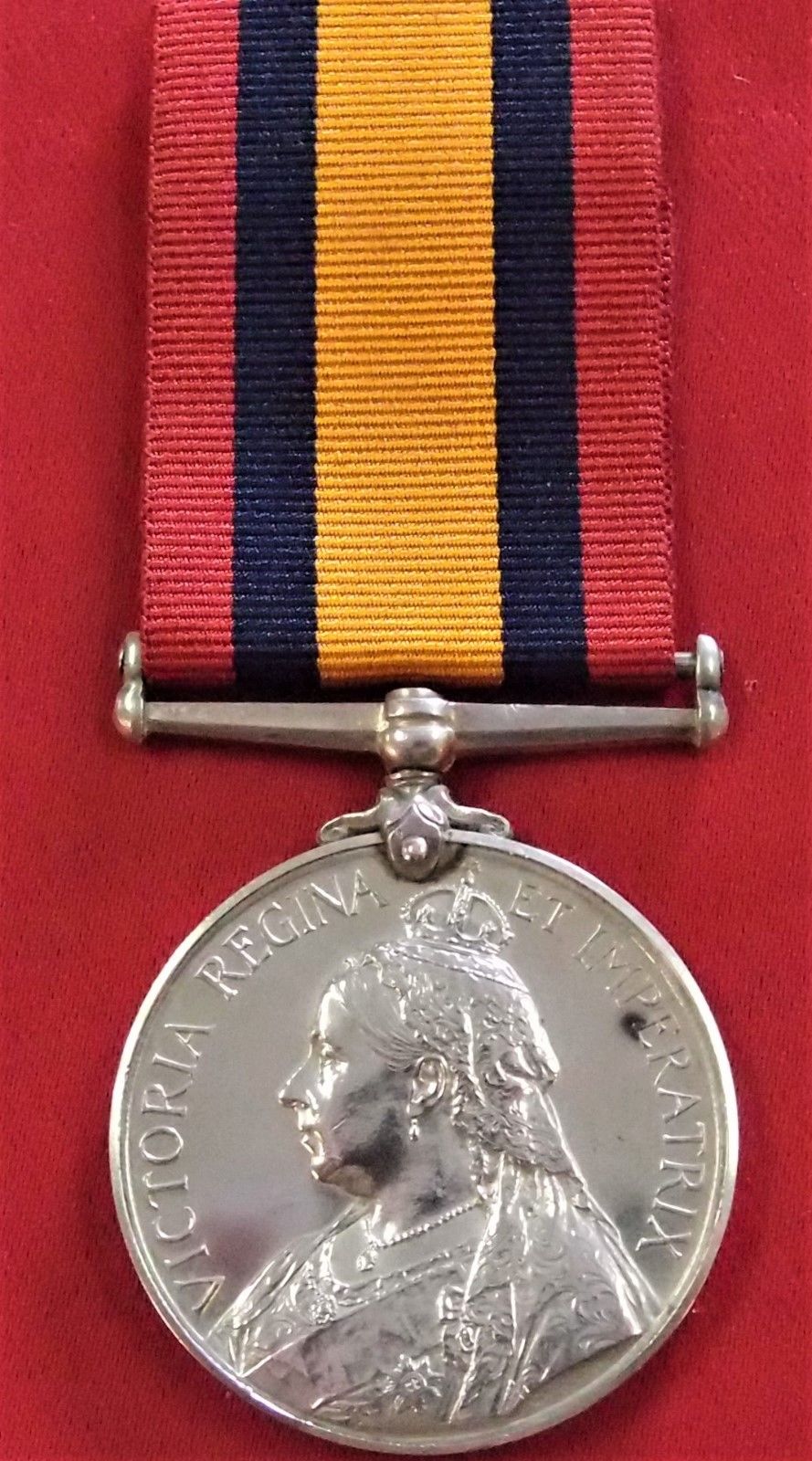 PRE WW1 BRITISH ARMY BOER WAR QUEENS MEDITERRANEAN MEDAL NORTHUMBERLAND ...