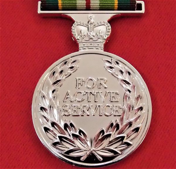 ARMY NAVY AIR FORCE AUSTRALIAN ACTIVE SERVICE MEDAL 1975-2011 REPLICA ANZAC - Image 2