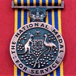 AUSTRALIA ARMY NAVY AIR FORCE EMERGENCY LONG SERVICE NATIONAL MEDAL REPLICA