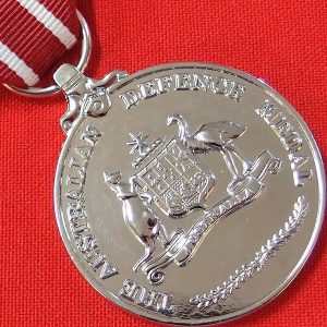 THE AUSTRALIAN DEFENCE MEDAL ARMY NAVY AIR FORCE REPLICA 4 YEARS SERVICE ANZAC