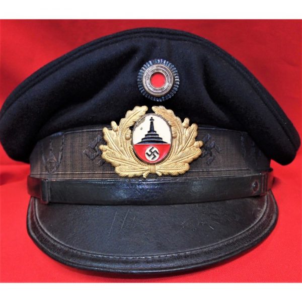 WW2 GERMAN D.R.K.B. (DEUTSCHER REICHSKRIEGERBUND) VETERANS LEAGUE VISOR CAP - Image 2