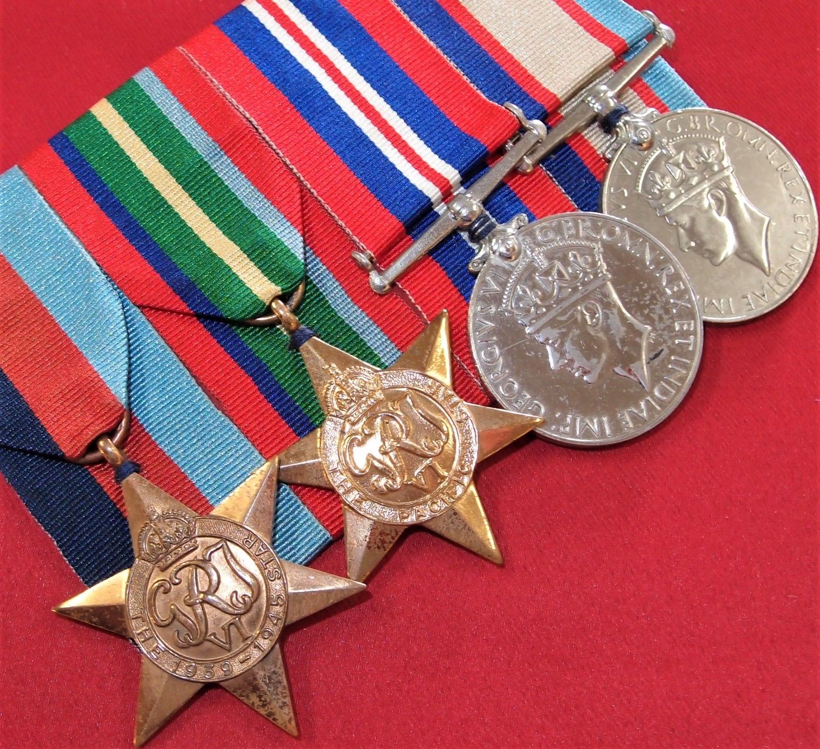 NAMED WW2 WAR MEDALS AUSTRALIAN ARMY PROVOST NX101342 ATHOL WICKS 