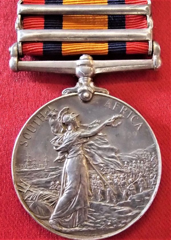 QUEENS SOUTH AFRICA MEDAL HIGHLAND LIGHT INFANTRY WW1 VETERAN 3602 LAPPIN - Image 3